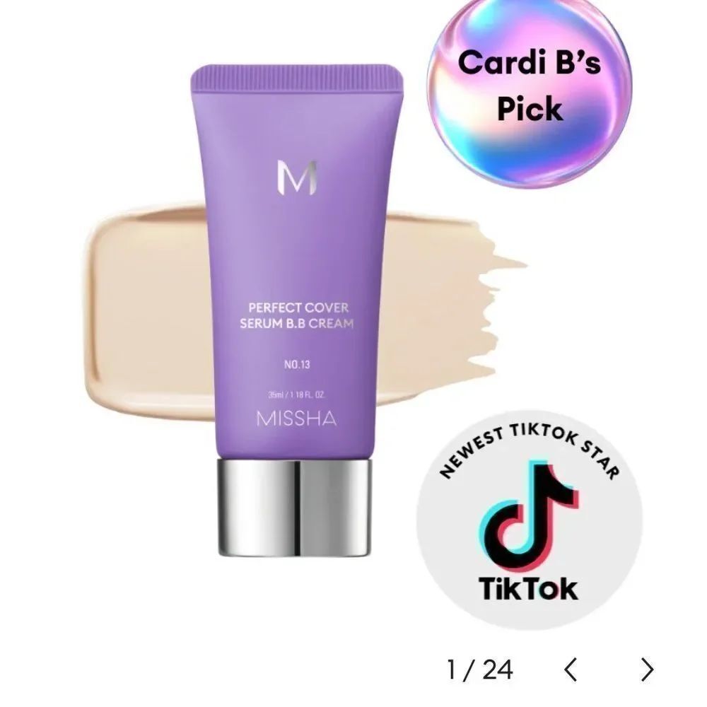 Missha Perfect Cover Serum BB Cream No.19 New in Box